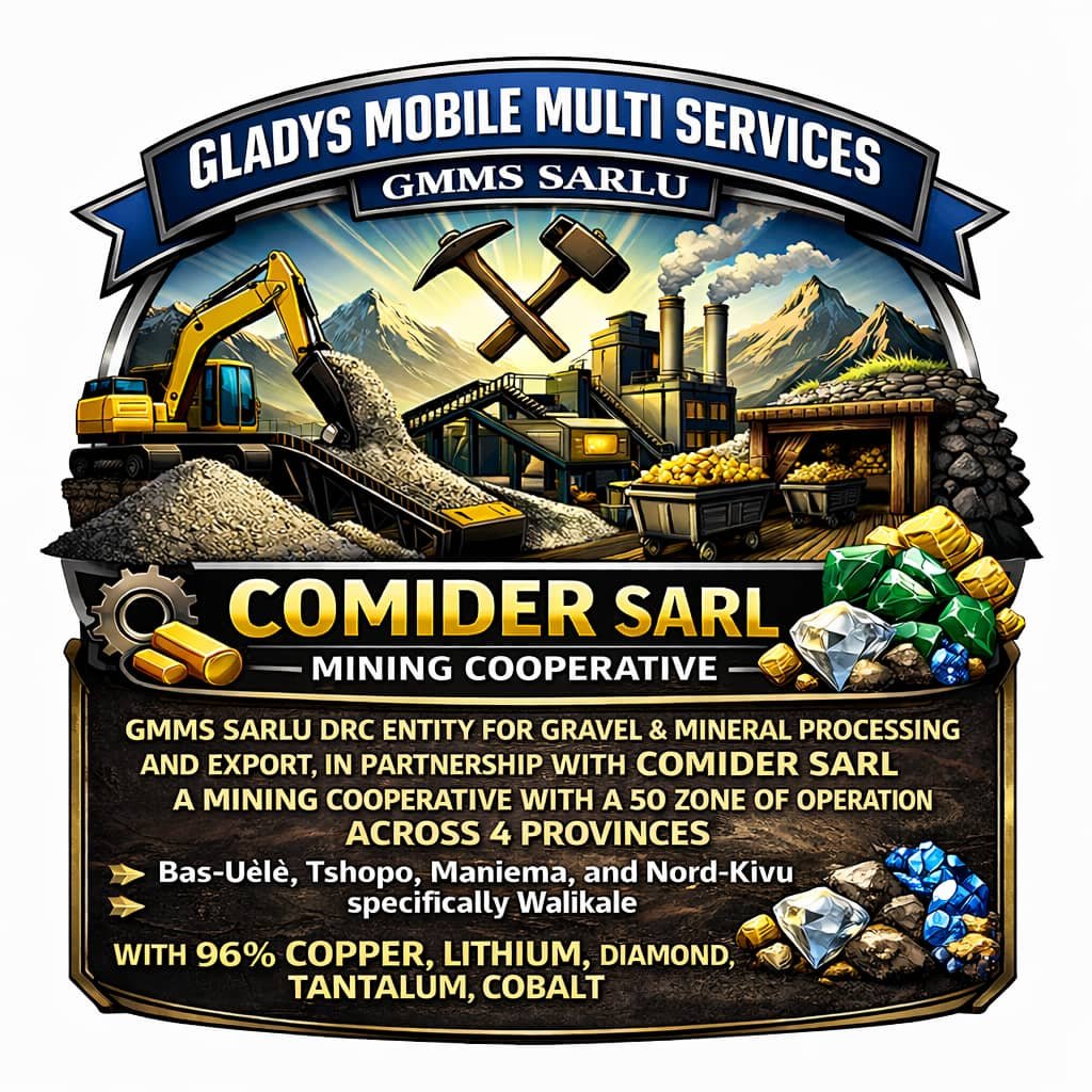 GMMS SARLU DRC et COMIDER SARL